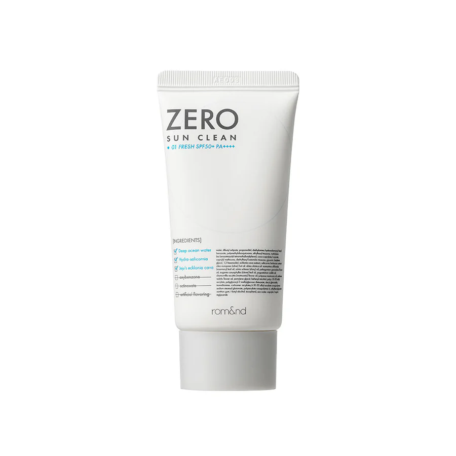 Rom&nd Zero Sun Clean Sunscreen SPF 50+ – Essential Protection