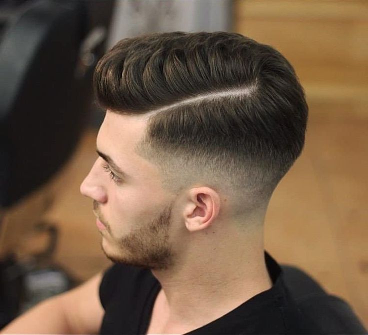 Mid Skin Fade with Comb Over